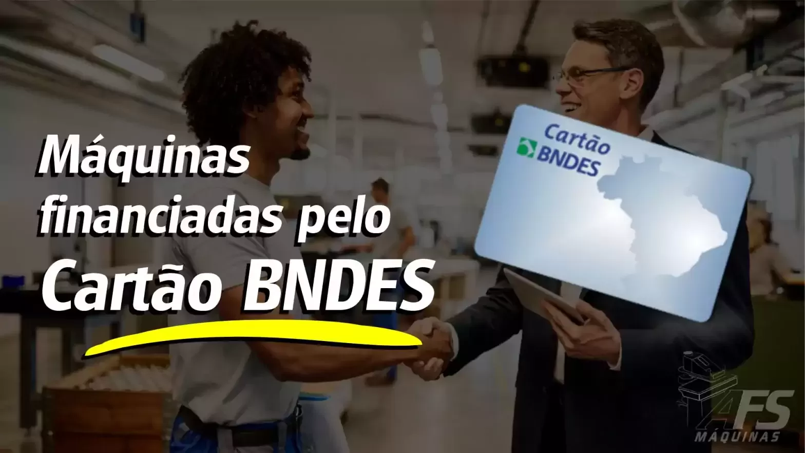 Máquinas Balancim de corte financiadas pelo Cartão BNDES