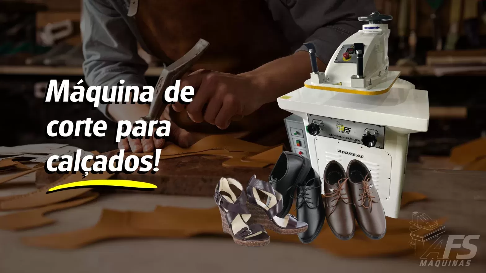 Máquina de corte para calçados